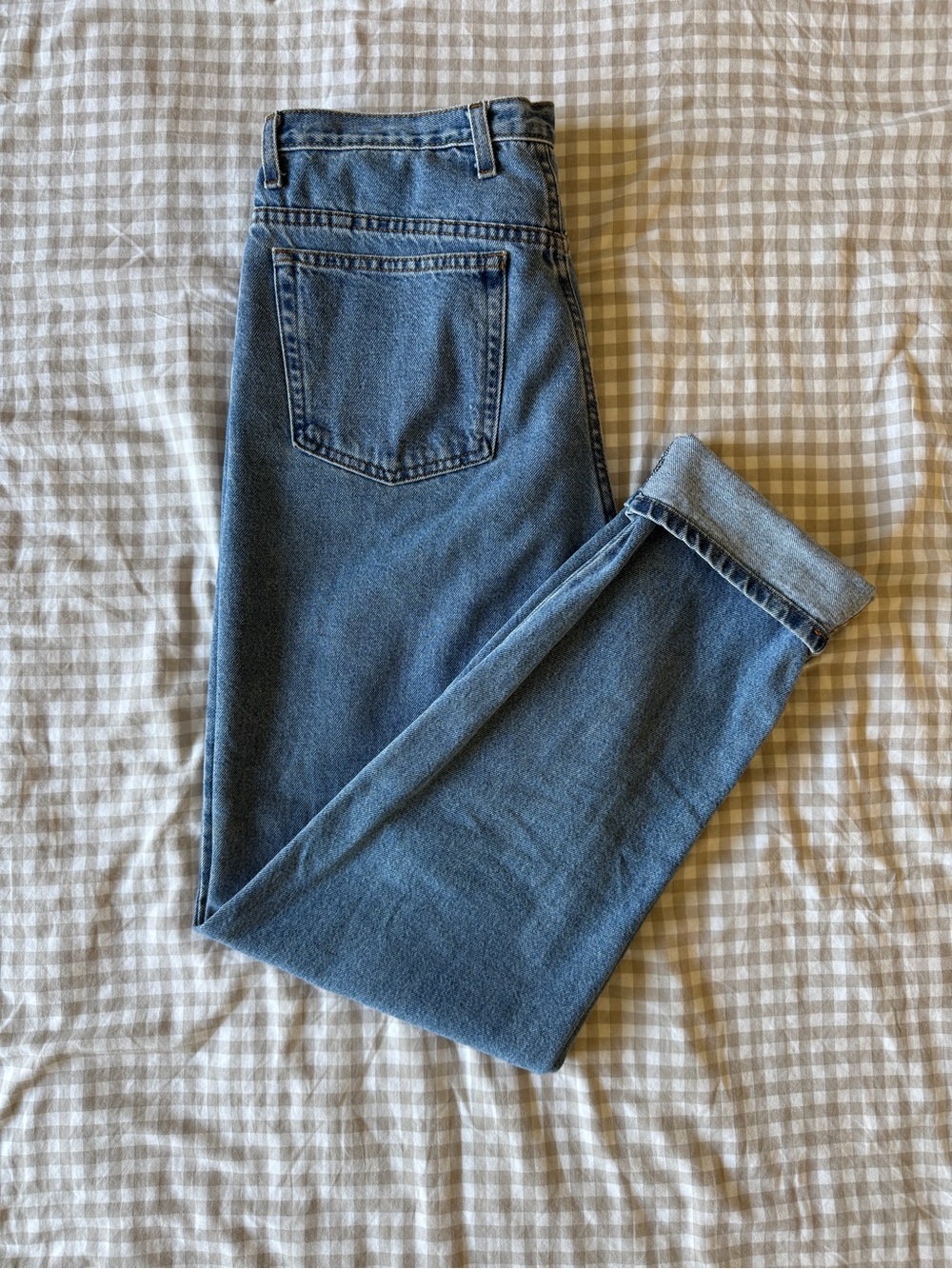Vintage Eddie Bauer Women’s Straight Leg Super High Rise Jean - Long Length